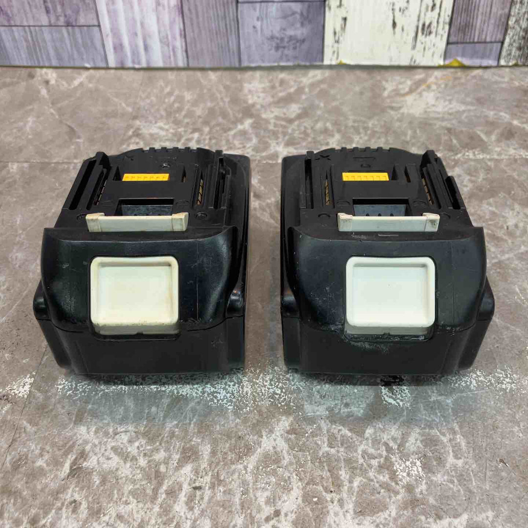 【中古品】マキタ 純正 18V 6.0Ah バッテリー BL1860B×2個 (充電20回/22回) + 急速充電器 DC18RF 計3点セット まとめ makita【八潮店】