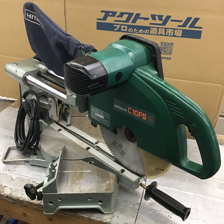 【店頭受取り限定】〇ハイコーキ(HIKOKI ※旧:日立工機) 255mm卓上スライド丸ノコ C10FS【所沢店】