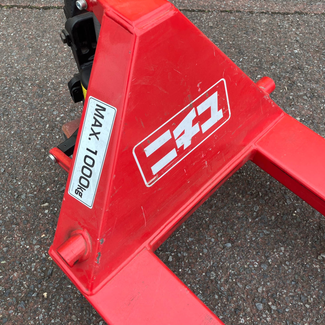 【店頭受取り限定】ニチユ ハンドパレット パレットトラック PT10S-18-100 耐荷重1000kg 爪長さ 1000mm【越谷店】