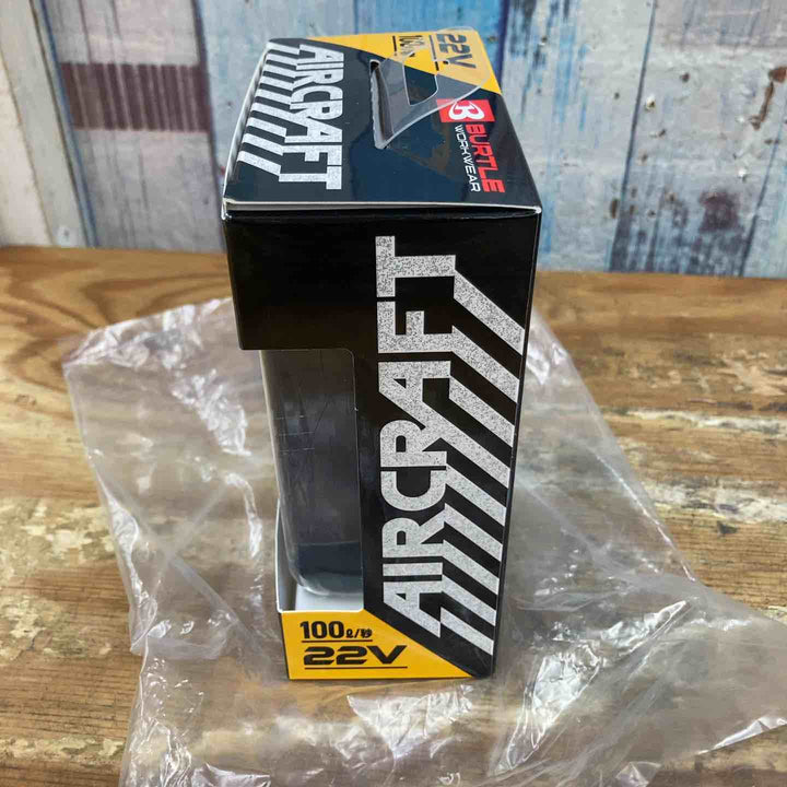 【未使用品】BURTLE バートル エアークラフト  22Vリチウムイオンバッテリー マットブラック AC08 ファンユニット AC08-2【柏店】