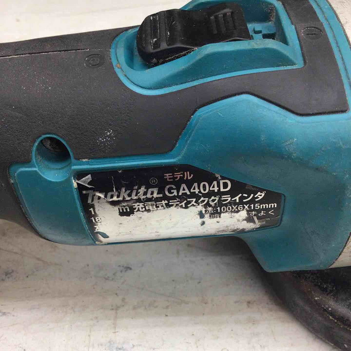 【中古品】 マキタ/makita 100mmコードレスディスクグラインダー GA404DZ 【鴻巣店】