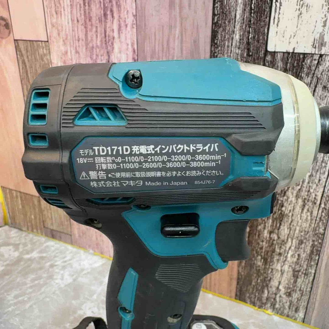 ★マキタ(makita) コードレスインパクトドライバー TD171DRGX【八潮店】