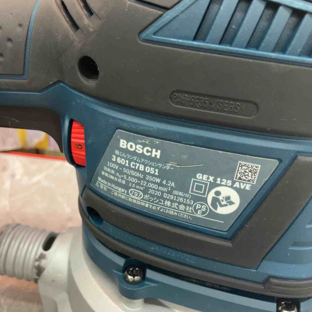 ◇BOSCH(ボッシュ) 吸じんランダムアクションサンダー GEX125AVE【八潮店】