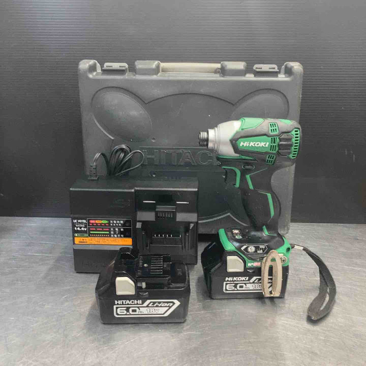 【中古品】 ハイコーキ(HIKOKI ※旧:日立工機) 18V コードレスインパクトドライバー WH18DDL2(2LXPK)(L) フルセット 【東大和店】