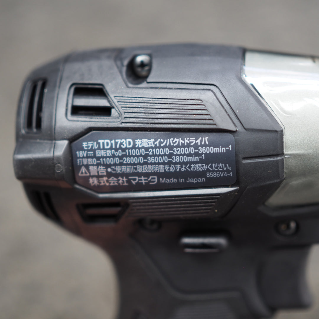 【未使用品】マキタ/makita コードレスインパクトドライバー TD173DZB【鴻巣店】
