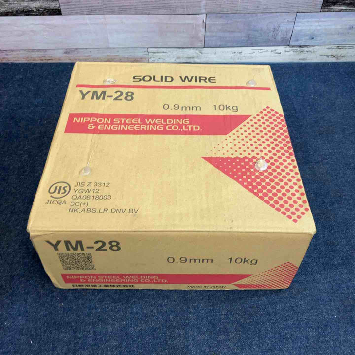 ◇ソリッドワイヤ 溶接ワイヤー  YM-28 0.9mm 10kg【八潮店】