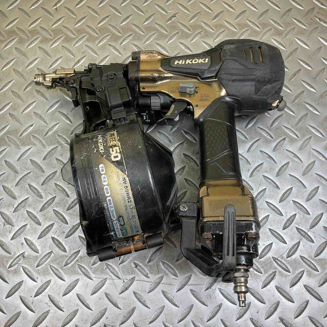 ★ハイコーキ(HIKOKI ※旧:日立工機) 高圧エア釘打ち機 NV50HR2(S)【川崎店】