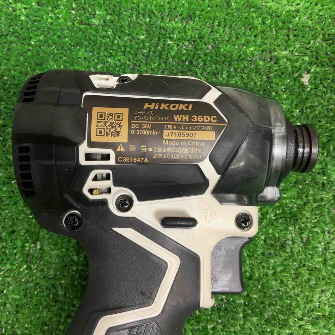 ☆ハイコーキ(HIKOKI ※旧:日立工機) コードレスインパクトドライバー WH36DC(2XPWG)【草加店】
