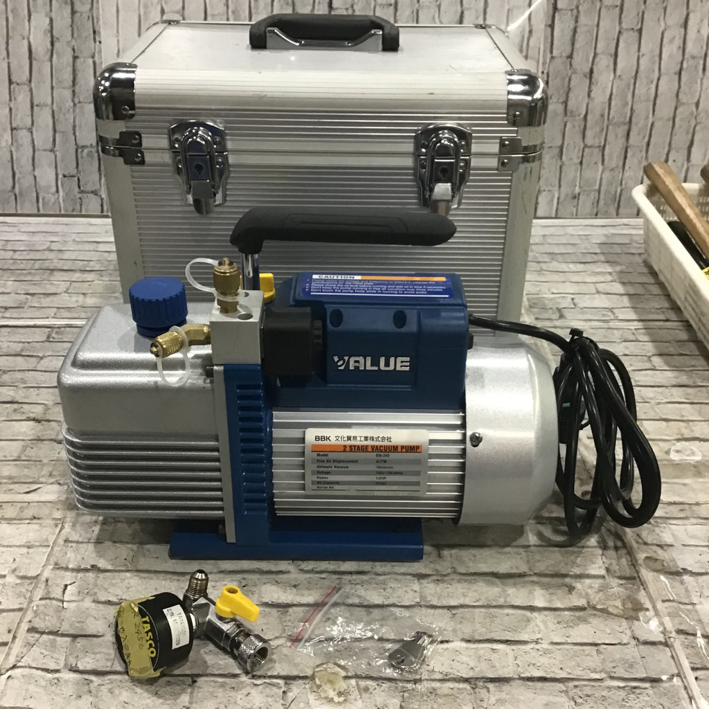BBK RP-240-H 真空ポンプ 本体のみ ホース/鍵付 未使用 【ハンズ