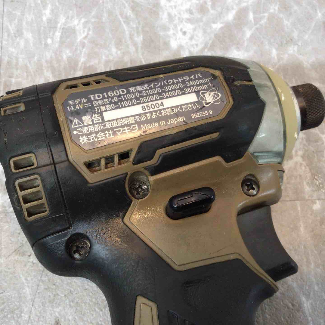 ◇マキタ(makita) コードレスインパクトドライバー TD160DZAB【八潮店】
