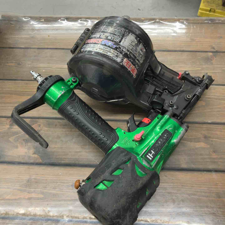 ★ハイコーキ(HIKOKI ※旧:日立工機) 高圧エア釘打ち機 NV90HMC(L)【戸田店】