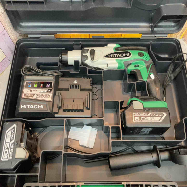 ★ハイコーキ(HIKOKI ※旧:日立工機) コードレスハンマドリル DH18DSL(2LYPK)(L)【八潮店】