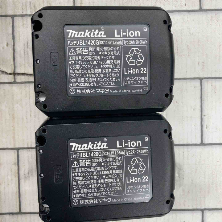 ◇マキタ(makita) コードレスインパクトドライバー MTD001DSAX ケース、充電器、14.4V2.0Ahライトバッテリー2個付属【所沢店】