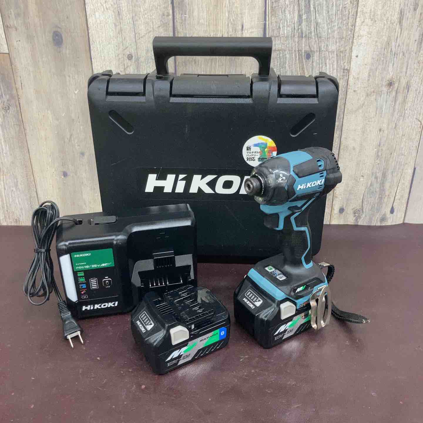【中古品】 ハイコーキ(HIKOKI ※旧:日立工機) コードレスインパクトドライバー WH36DC(2XPSZ)(CB) 【東大和店】 中古品】 ハイコーキ(HIKOKI ※旧:日立工機) コードレスインパクト