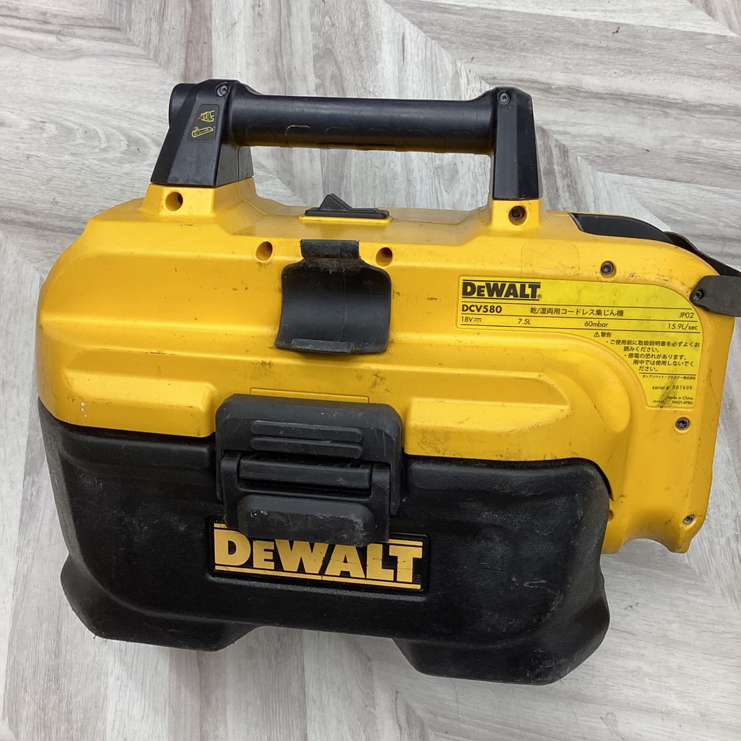 現状品 DEWALT ハンマドリル DCH481 SDS MAX  デウォルト  乾湿両用コードレスクリーナー DCV580セット　【越谷店】