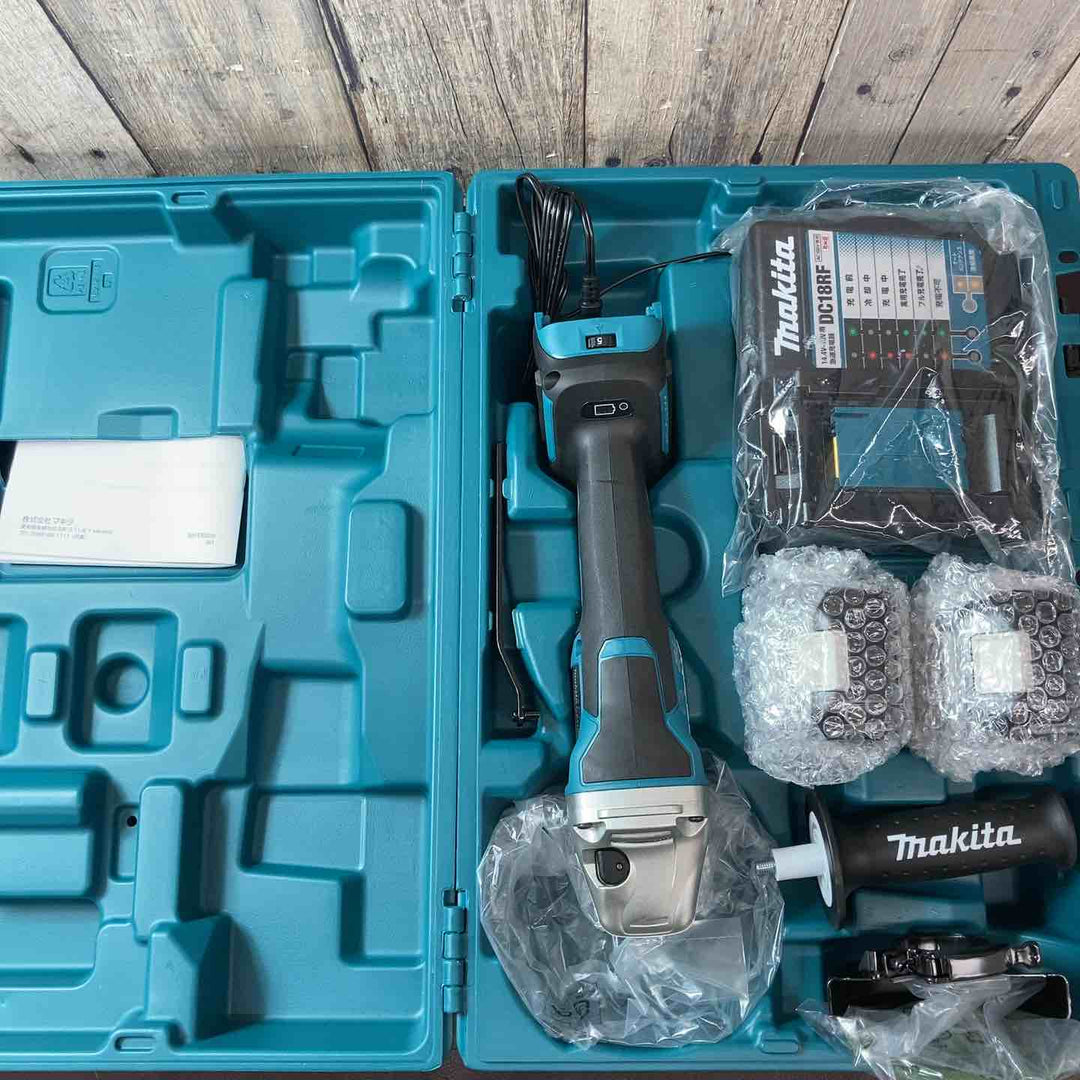 【未使用品(店頭展示品)】 マキタ(makita) 18V 100mmコードレスディスクグラインダ GA418DRGX フルセット 【東大和店】