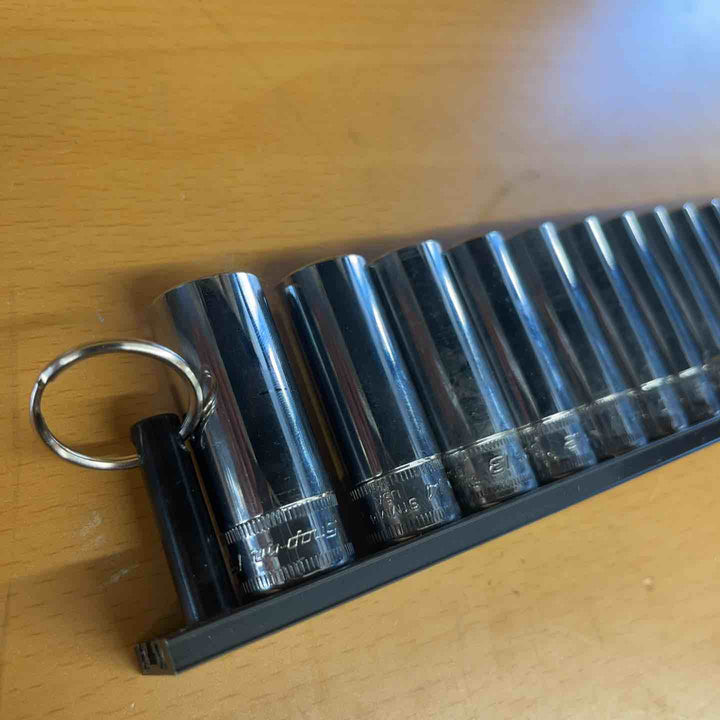 スナップオン Snap-on 1/4シャローソケット 12点セット TMM15/14/13/12/11/10/9/8/7/6/ 5.5/5　1/4ディープソケットセット 12個セット ソケット 計24個 【越谷店】