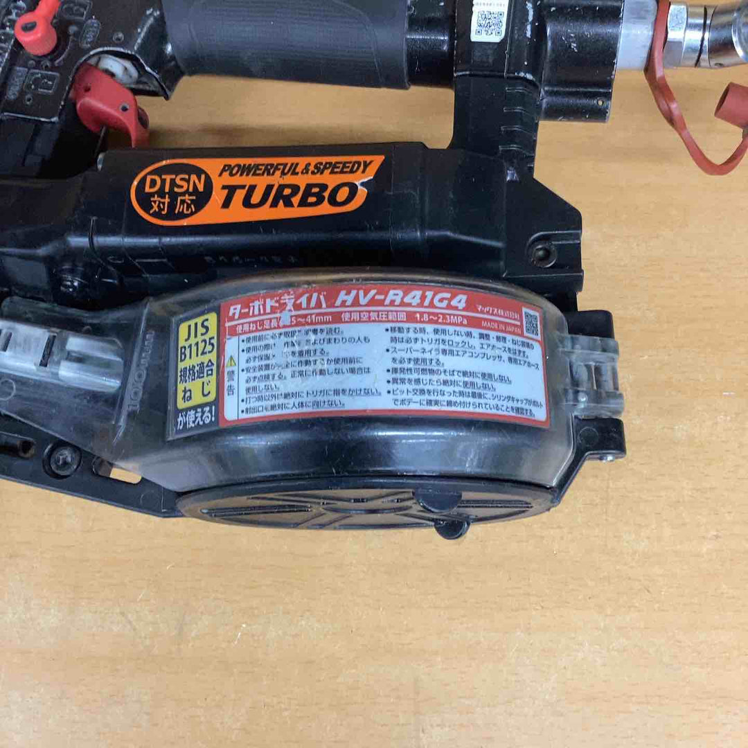 ◇マックス(MAX) 高圧エアネジ打ち機 HV-R41G4 限定色ブラック【越谷店】