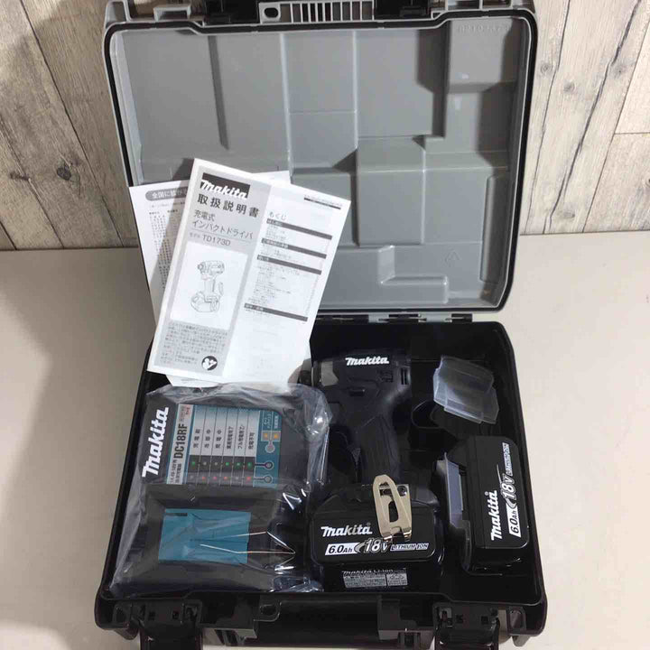 ★マキタ(makita) コードレスインパクトドライバー TD173DRGXB ブラック【戸田店】