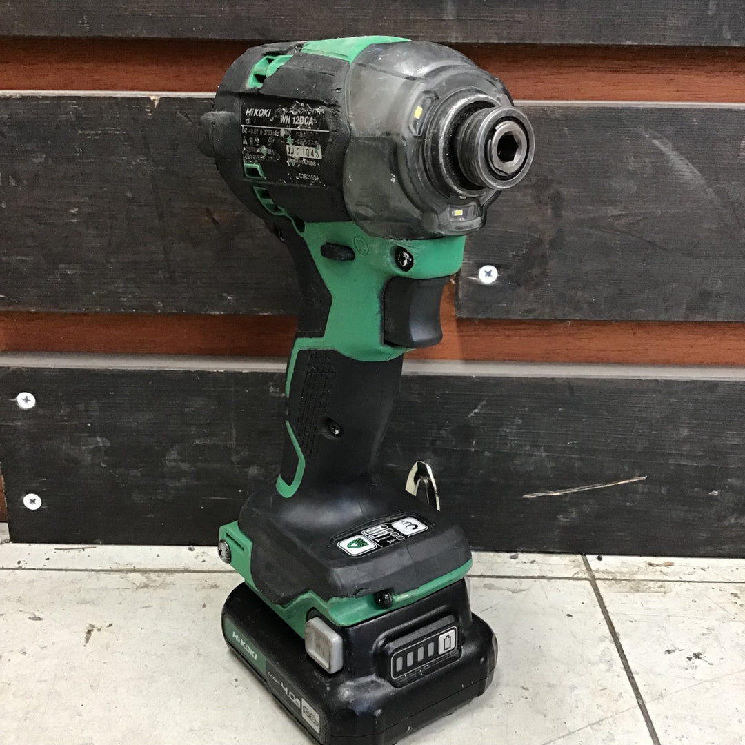 【中古品】 ハイコーキ/HIKOKI ※旧:日立工機 コードレスインパクトドライバー WH12DCA(2LS) 【鴻巣店】