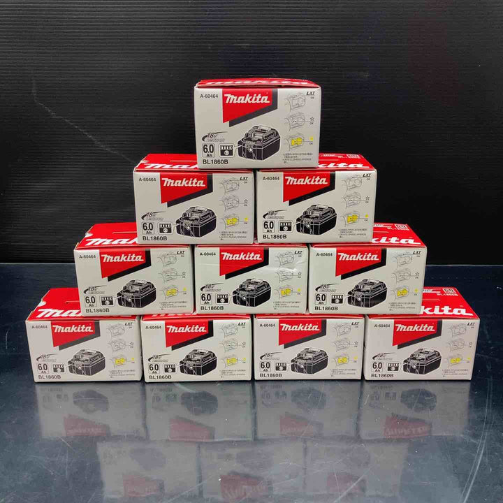 マキタ(makita) 純正 リチウムイオンバッテリー 18V/6.0Ah BL1860B 正規品 10個セット【川越店】
