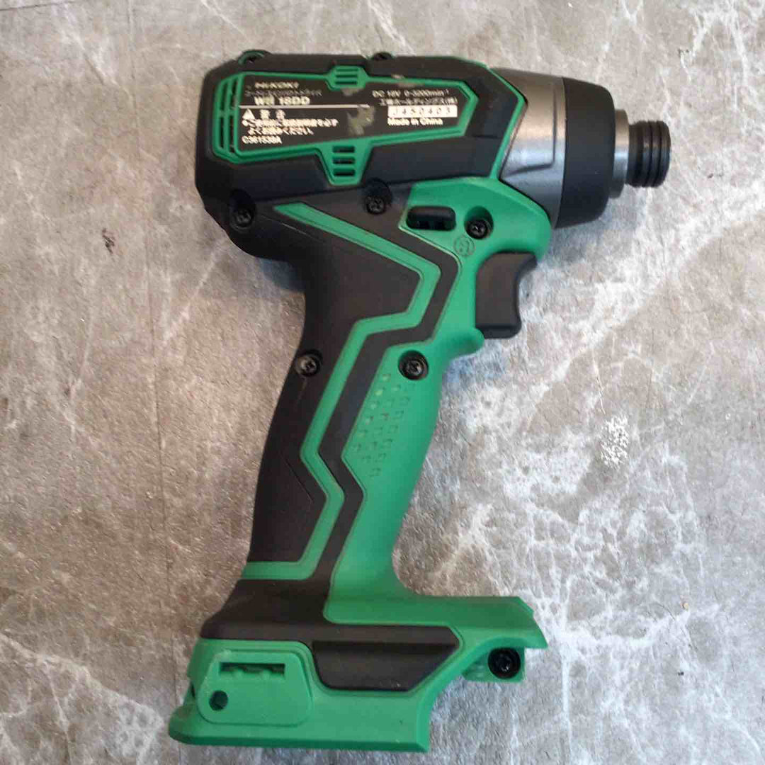【中古品】◇HiKOKI(ハイコーキ) 18V 充電式 インパクトドライバー 18V2.0Ah畜電池×2個、充電器、ケース付 WH18DD(2BG)【八潮店】