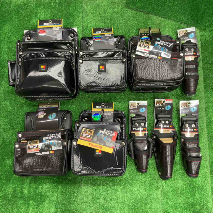 タジマ/Tajima セフシステム 腰袋 工具差し 9点まとめ CROCO クロコ セフツイン 釘袋 電工 2段 3段 【桶川店】