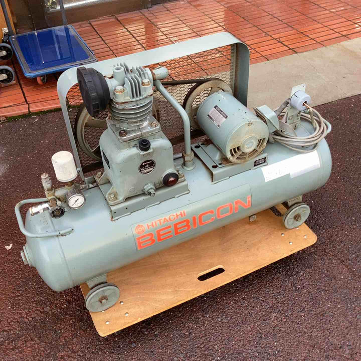 【店頭受取り限定】◇日立産機(HITACHI) 2馬力ベビコン 1.5P-9.5V5 コンプレッサー 50Hz【越谷店】