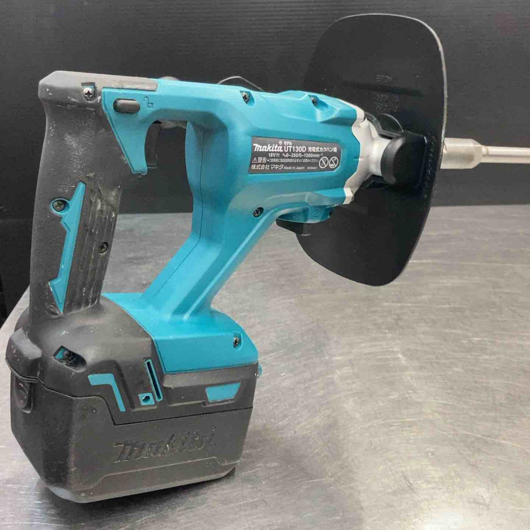 【中古品】 マキタ(makita) 18V コードレスかくはん機 UT130DZ 本体のみ 動作確認済み 【東大和店】