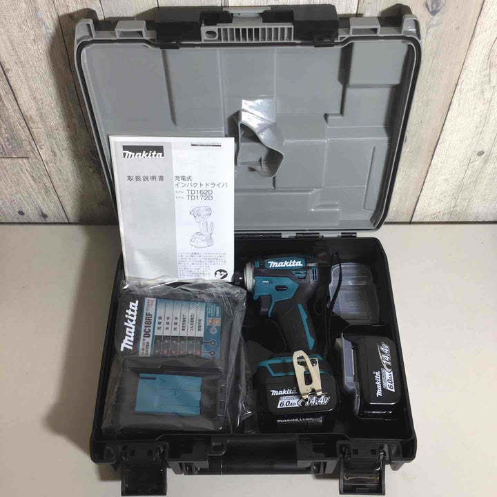 【未使用品】 マキタ makita コードレス インパクトドライバー TD162DRGX フルセット インパクト 純正 充電式 14.4V 【戸田店】