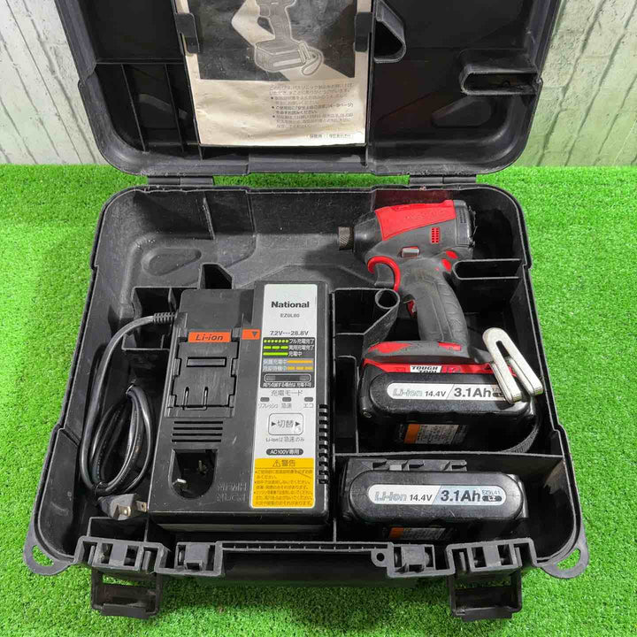 ★パナソニック(Panasonic) コードレスインパクトドライバー 14.4V3.1Ah EZ75A7LS2F-R【川口店】