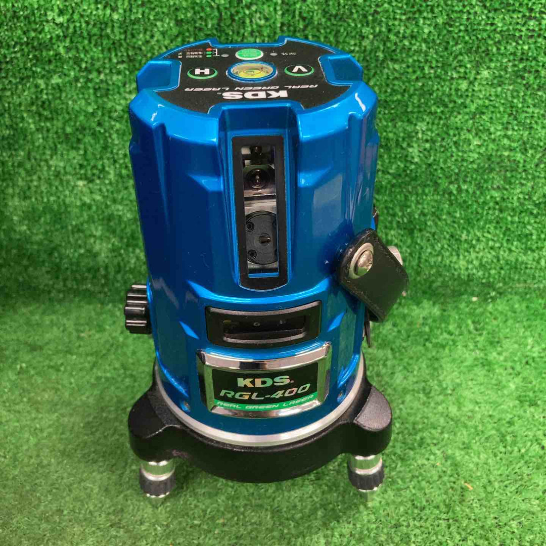 ◇KDS リアルグリーンレーザー墨出し器 RGL-400　受光器・三脚付  RGL-400RSA【川崎店】