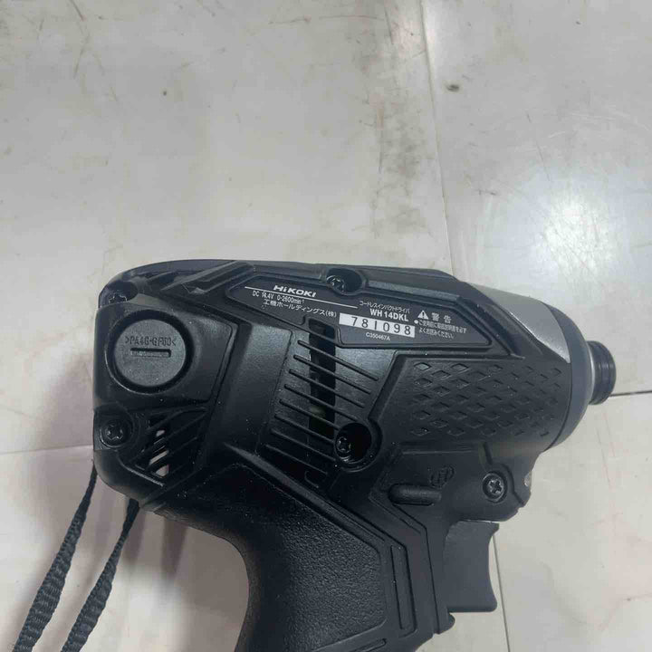 ★ハイコーキ(HIKOKI ※旧:日立工機) コードレスインパクトドライバー WH14DKL(2LSCK)(B) 動作確認済み フルセット【川口店】