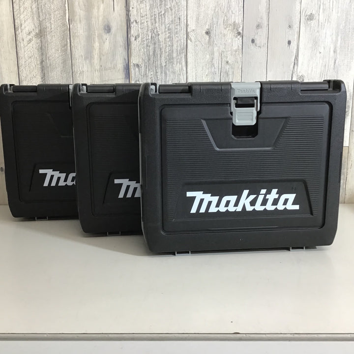 【未使用品】★makita マキタ 18V 充電式インパクトドライバ TD173フルセット 3台セット 青3台 ★送料無料★【戸田店】