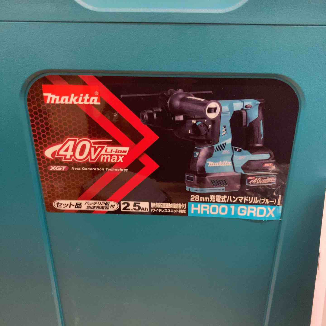 【未使用店頭展示品】 マキタ(makita) コードレスハンマドリル HR001GRDX 40V フルセット 【東大和店】