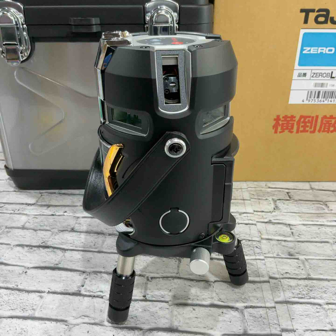 ◇タジマ(Tajima) ナビゼロブルーレーザー墨出し器 電子整準(センサー) 矩十字・横全周 ZEROBLS-KJC【川口店】