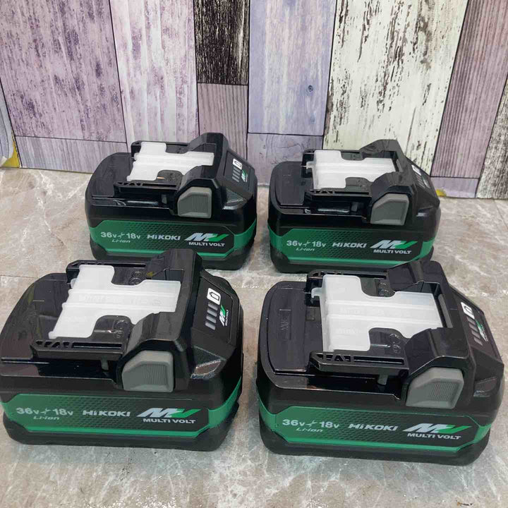 【未使用品】4個セット HiKOKI ハイコーキ マルチボルト リチウムイオンバッテリー 36V 2.5Ah BSL36A18X セットばらし品【八潮店】