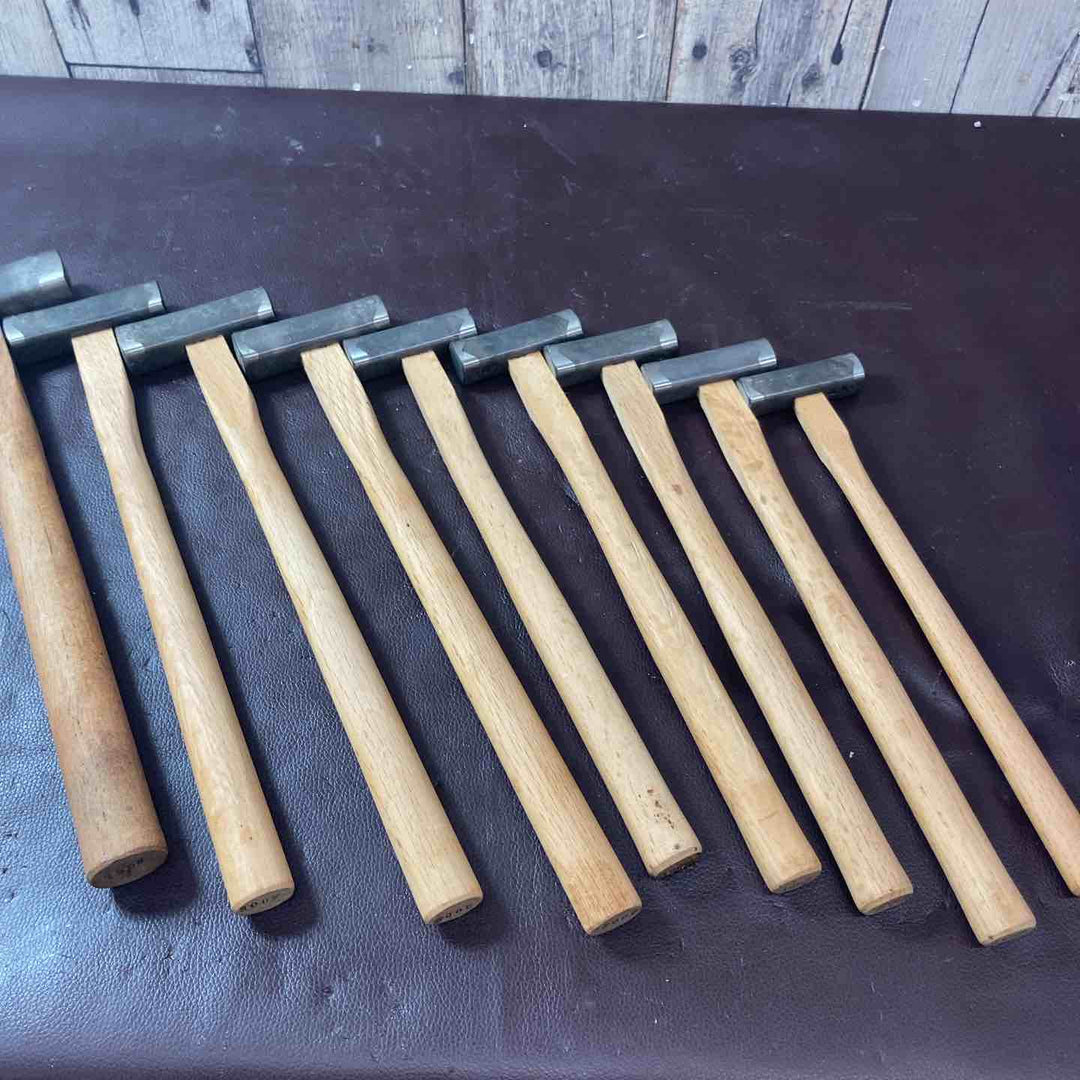 【未使用(店頭展示品)】 銘不明 玄翁 11本まとめ 菱貫？ 【東大和店】