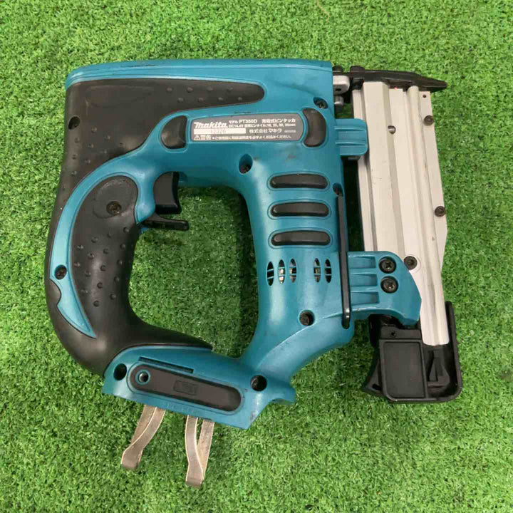 【現状品】◇マキタ(makita) コードレスピンタッカ PT350DZ 保証なし 14.4V 動作確認済【川口店】