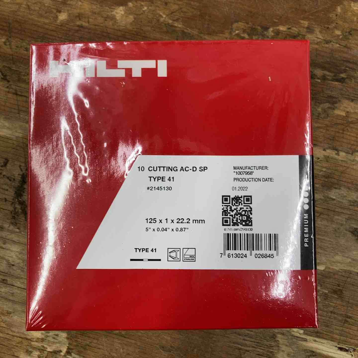 未使用品】ヒルティ/HILTI 切断砥石 AC-D SP 125mm 研削砥石 トイシ