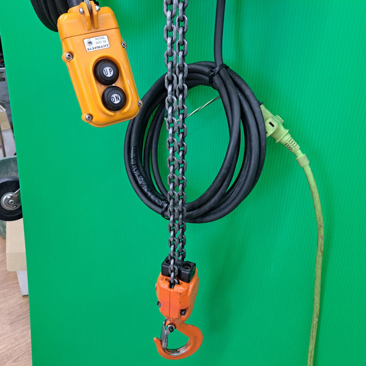 ◇象印 ELEPHANT 電気チェーンブロック αS-049 490kg 6m AS-K4960【岩槻店】