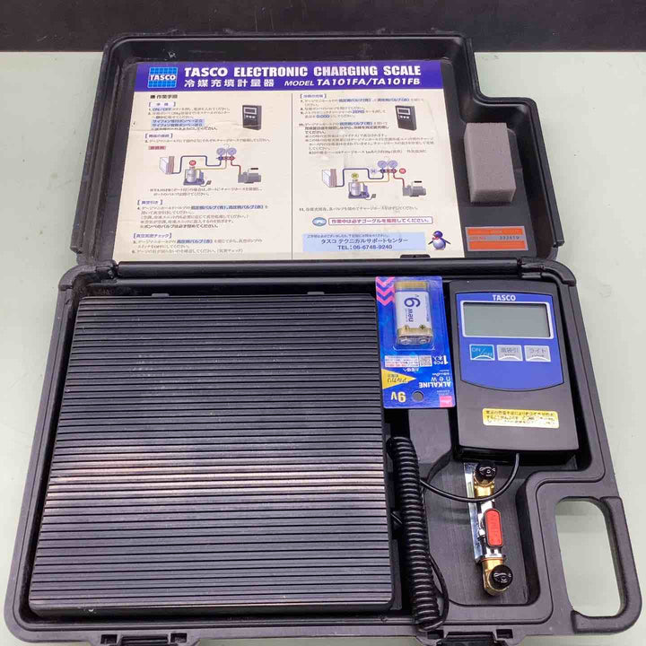タスコ チャージングスケール TA101FA/TA101FB 高精度エレクトロニックチャージャー ボンベ フロンガス【越谷店】