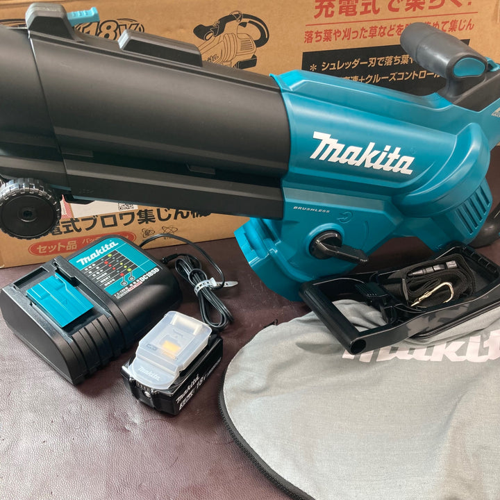 【未使用品(店頭展示品)】マキタ(makita) コードレスブロワ集じん機 MUB187DSF 18V3.0Ah【東大和店】