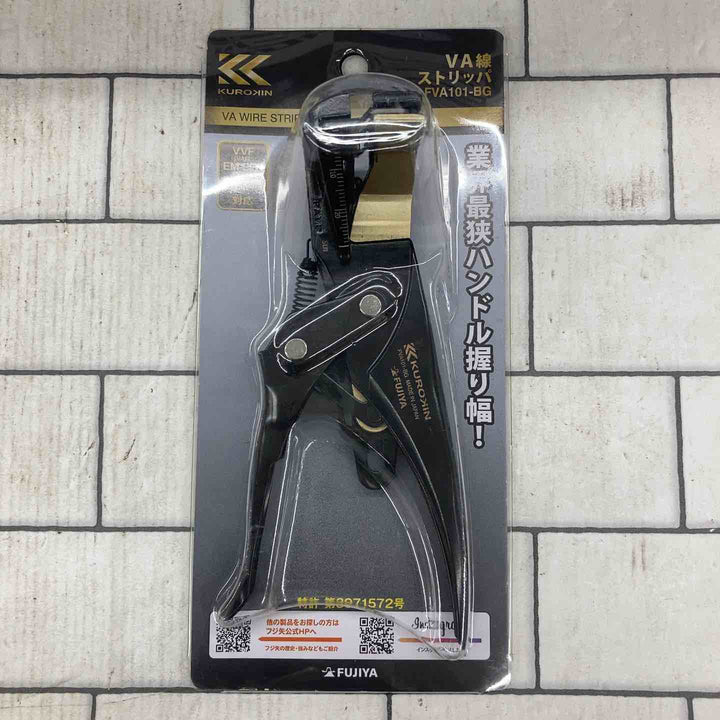 ◇フジ矢(Fujiya) VA線ストリッパ 黒金 FVA101-BG【所沢店】