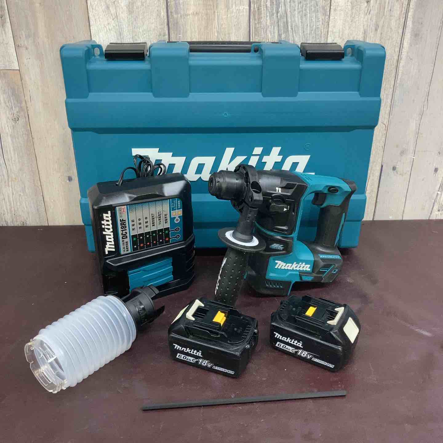 マキタ HR171DRGX 充電式ハンマードリル【リライズ野田愛宕店】【店頭取引限定】【中古】【管理番号：ITR8EY07NPMT】 マキタ HR171DRGX 18V 17mmハンマードリル【動画で解説】