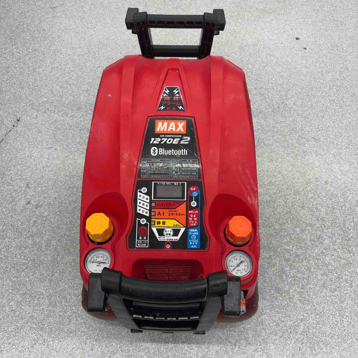 ★マックス(MAX) エアコンプレッサー AK-HL1270E2_レッド【八潮店】