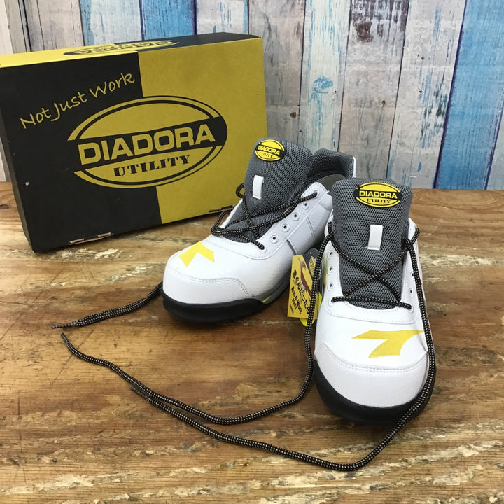 ディアドラ/DIADORA 安全靴 25.0cm ロードランナー RR-11ホワイト【柏店】