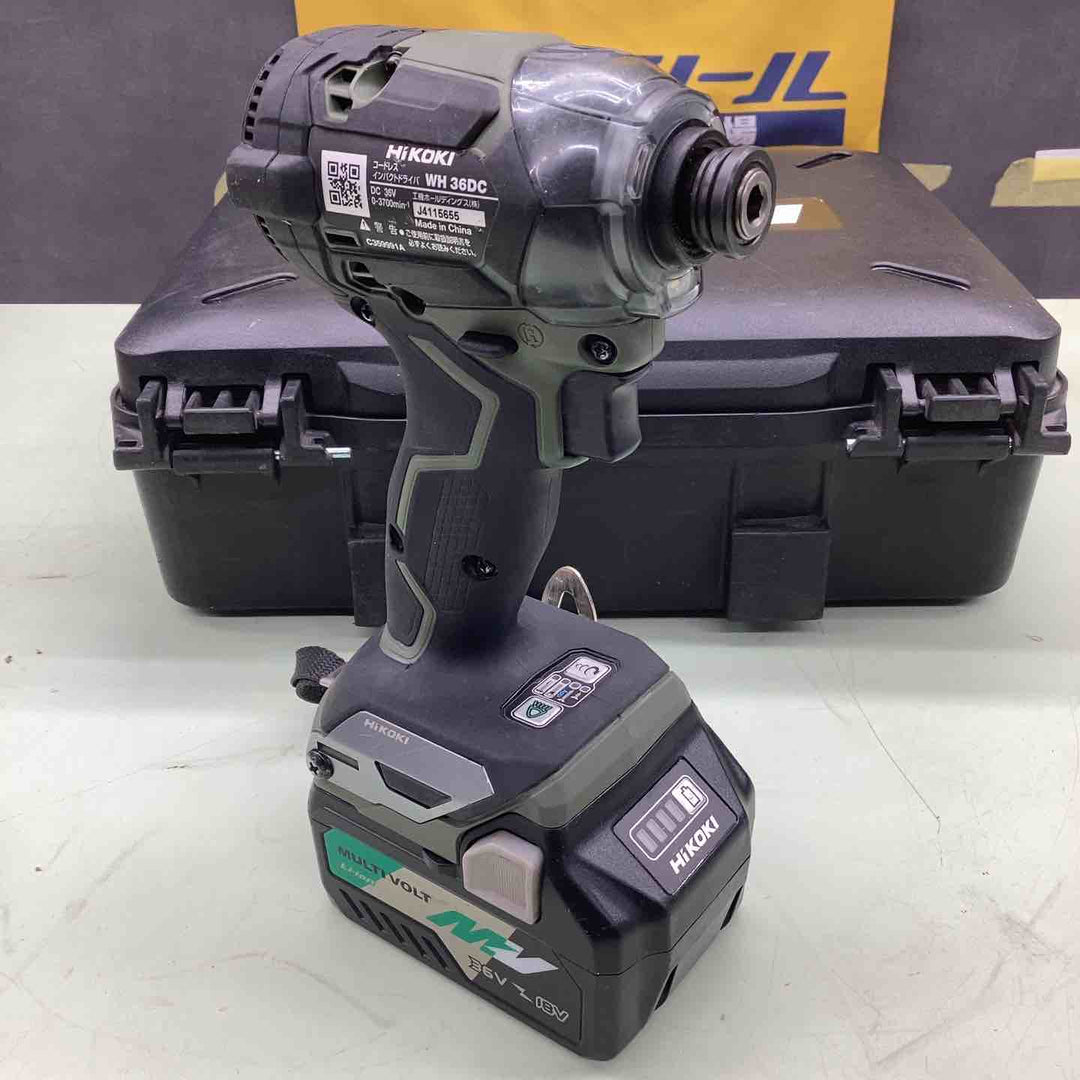 ★ハイコーキ(HIKOKI ※旧:日立工機) コードレスインパクトドライバー WH36DC(2XPG)【越谷店】