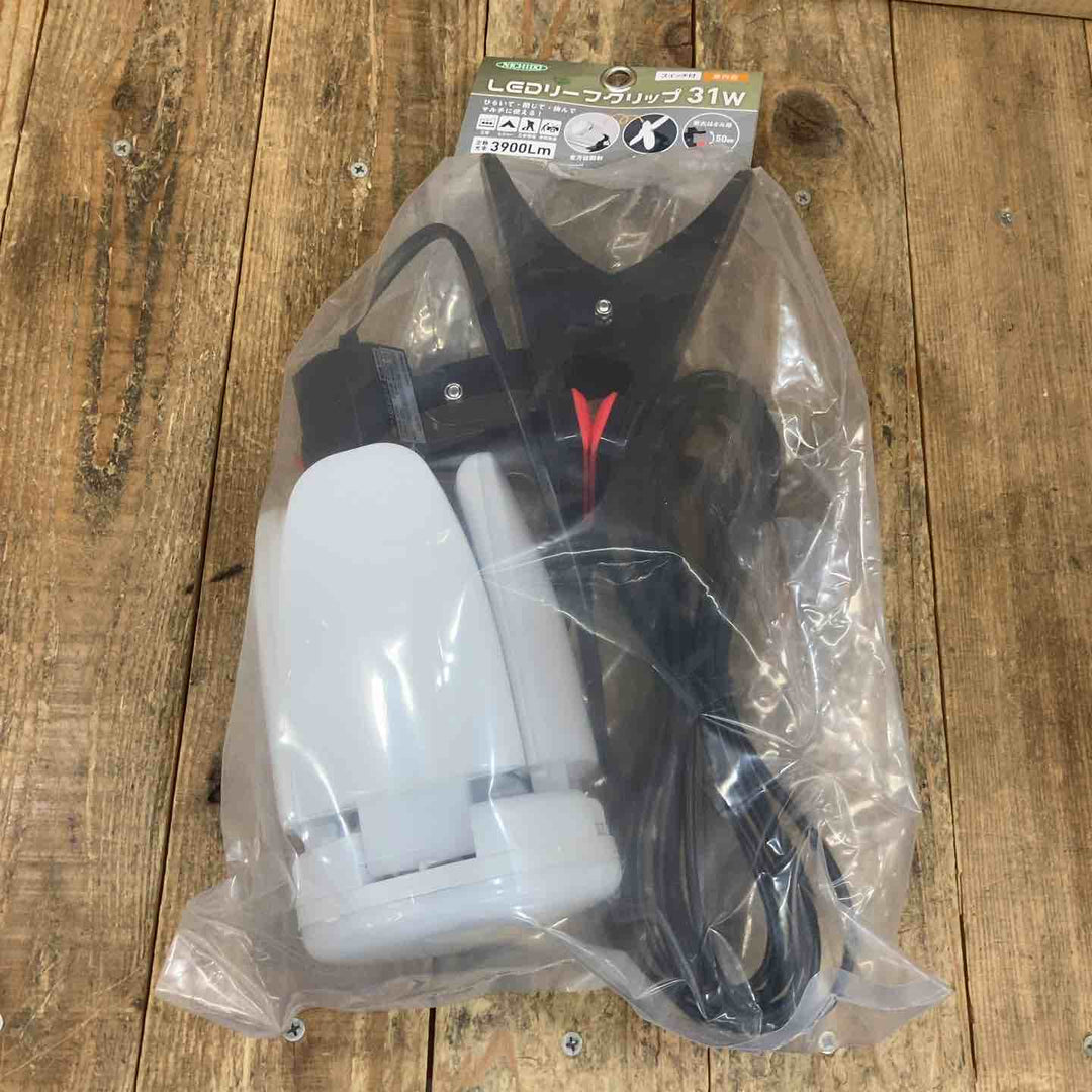 日動(NICHIDO) 100V LEDクリップライト リーフクリップ 31W LCLF-315 口金 E26 屋内用 10台【所沢店】