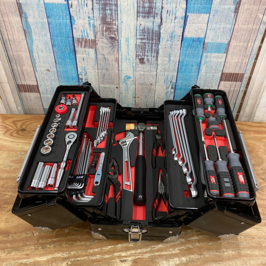 ▽KTC/京都機械工具 9.5sq.スタンダードツール56点工具セット